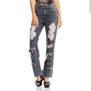 Alice + Olivia Distressed Jeans